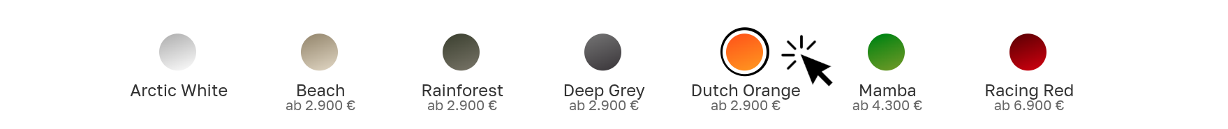 Configurator preview
